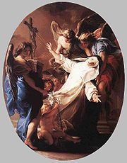 Estasi di santa Caterina da Siena, 1743, Pompeo Batoni