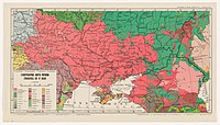 Мапа розселення українців, 1940 рік