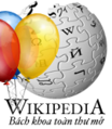 ベトナムウィキペディアの10,000件の記事ロゴ