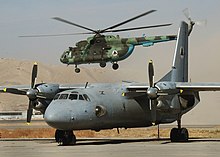 Afghan MI-17 and An-26