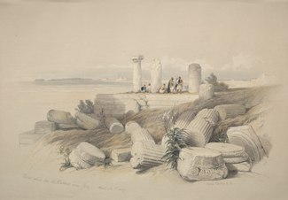70. Ruins of the Ionic Temple of Om-el-Hamed, near Tyre