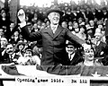 Woodrow Wilson opens the season at Griffith Stadium, April 20, 1916
