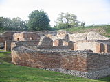 Side view of the thermae