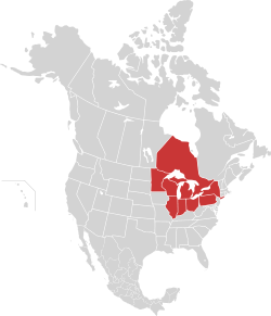 Great Lakes Region North America.svg