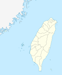 紅毛城の位置（台湾内）