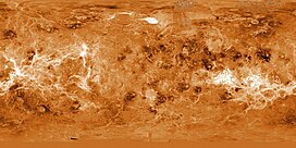 Клеопатра (кратер) на карти Венере