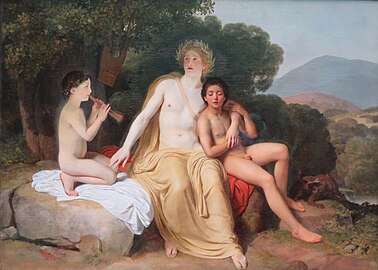 Apollo, Hyacinthus and Cyparis singing and playing, 1831–1834