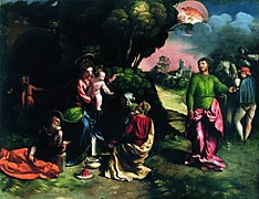 Adoración de los Magos, de Dosso Dossi, ca. 1530-1542.