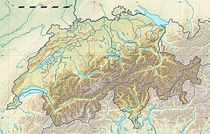 Матергорн. Карта розташування: Швейцарія
