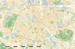 XIX округ Парижа. Карта розташування: Париж