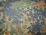 Modern German Flecktarn 1990, developed from a 1938 pattern, a non-digital pattern which works at different distances