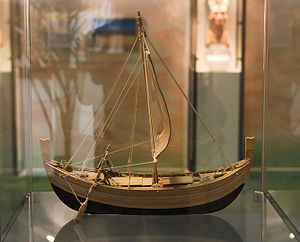 Wooden model of the ship's reconstruction