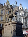 Spomenik banu Jelačiću na Trgu bana Josipa Jelačića