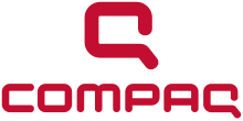 Third Compaq logo, used from 2007 to 2013 (currently used as leased trademarks in South America and India)
