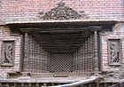 Desay Madu Jhya (window) in Kathmandu, Nepal is a specimen of traditional Nepalese wood carving