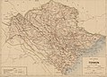 Bản đồ Bắc Kỳ năm 1890 sau Công ước Pháp-Thanh 1887 nhưng trước Công ước Pháp-Thanh 1895