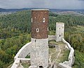 Zrúcanina hradu v meste Chęciny