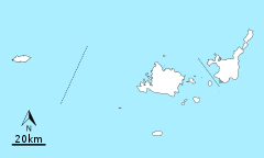 波照間島の位置（八重山列島内）