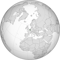 Położenie Belgii