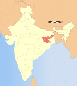 موقعیت جارکند در نقشه هند