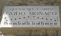 Guido Monaco emléktábla, Arezzo