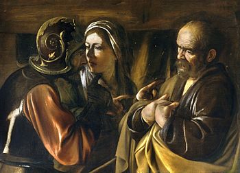 The Denial of Saint Peter by Caravaggio