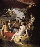 Feast of the Gods at the wedding of Peleus and Thetis, 1638 (Mauritshuis, 17)