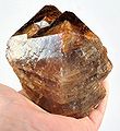 Zimtfarbener Kristall von 1,2 kg von Mud Tank, Australien