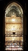 Rejería y altar mayor de la catedral de Sevilla, la mayor (gótica) del mundo.