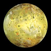 Moon Io (Jupiter) image by Galileo, 1999