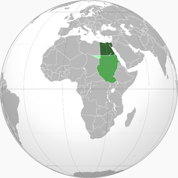Chedivato d'Egitto - Localizzazione