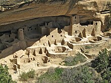 Aerial view of the Cliff Palace