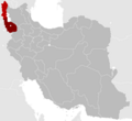 Republika Mahabad (približne granice) (1946.)