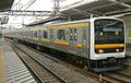 Nambu Line 209-2200 series set Naha52 at Shitte Station in September 2010