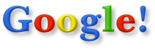 The logo used from October 30, 1997 to May 30, 1999, differs from the previous version with an exclamation mark added to the end, an increased shadow, letters more rounded, and different letter hues. Note that the color of the initial G changed from green to blue. This color sequence is still used today, although with different hues and font.