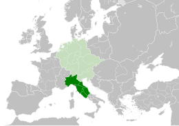 Regno d'Italia - Localizzazione