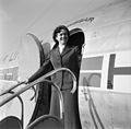 Swissair Flight attendant, 1953