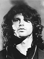 A promotional photograph of The Doors frontman Jim Morrison, taken circa 1969