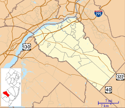 Pitman is located in Gloucester County, New Jersey