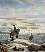 Karl X Gustav efter slaget vid Iversnæs. Målning av Johann Philip Lemke.