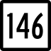 Route 146 marker