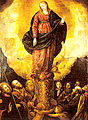 Painting of Our Lady of the Pillar, by Francisco Jiménez Maza (1655)