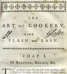 First page of The Art of Cookery