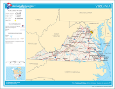 Virginian kartta (iso kartta).