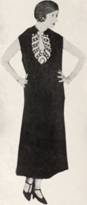 Natacha Rambova într-o rochie creată de Poiret (1926)