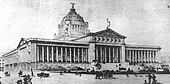 The drawings for the unfinished Palacio Legislativo Federal by Henri Jean Émile Bénard