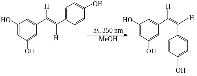 Resveratrol photoisomerization