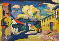 Murnau, Dorfstrasse (đường làng), 1908