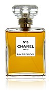 Bottle of Chanel No.5 perfume