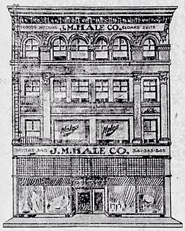 J. M. Hale Co.'s new store at 341–5 Broadway, 1909